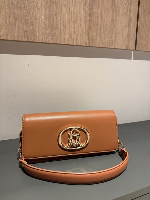 Кожена дамска чанта Steve Madden