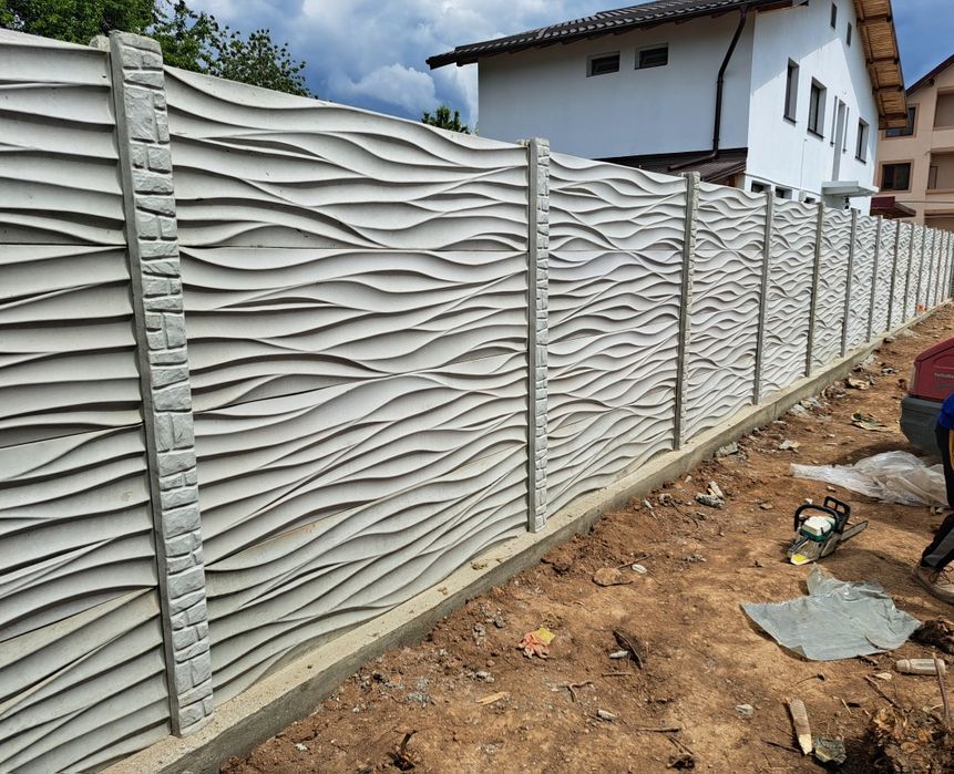 Gard din beton aditivat/placi gard