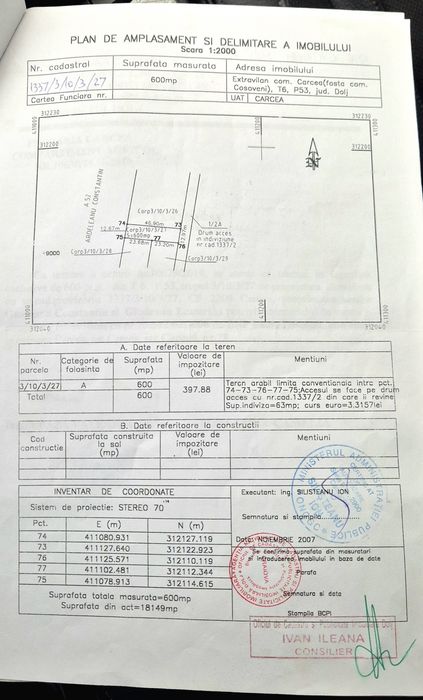 Teren intravilan Metro spate zona aeroport Craiova