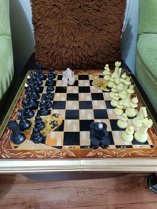 Шахматы 3 в 1 подарочные