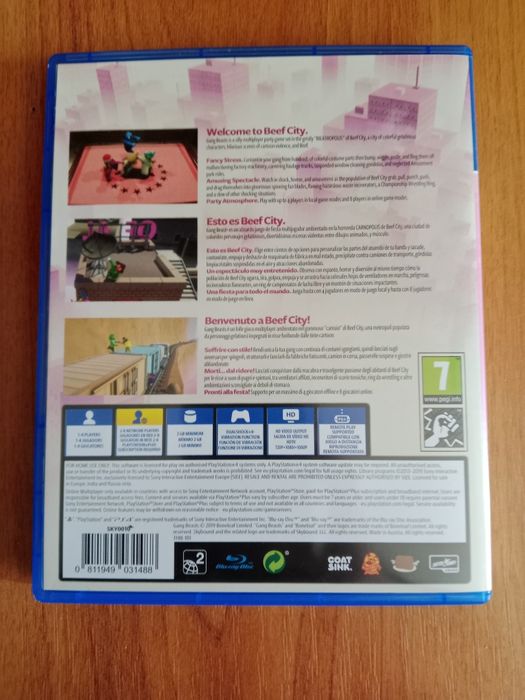 Диск на пс4 Gang Beasts