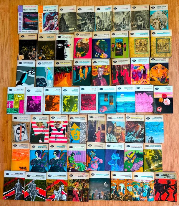 Lot 94 de cărți vechi: literatură clasică și de aventuri