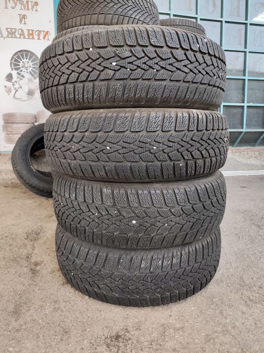 Продавам 4 зимни гуми 195/60/16 Dunlop