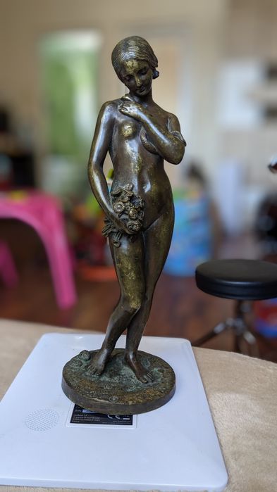 Vand statueta din bronz executata de Charles Cumberworth , sec. 19