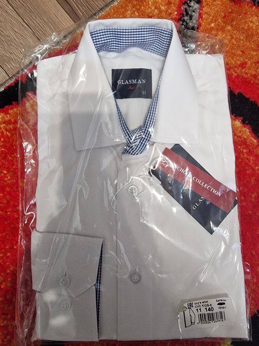 Белая рубашка для мальчиков