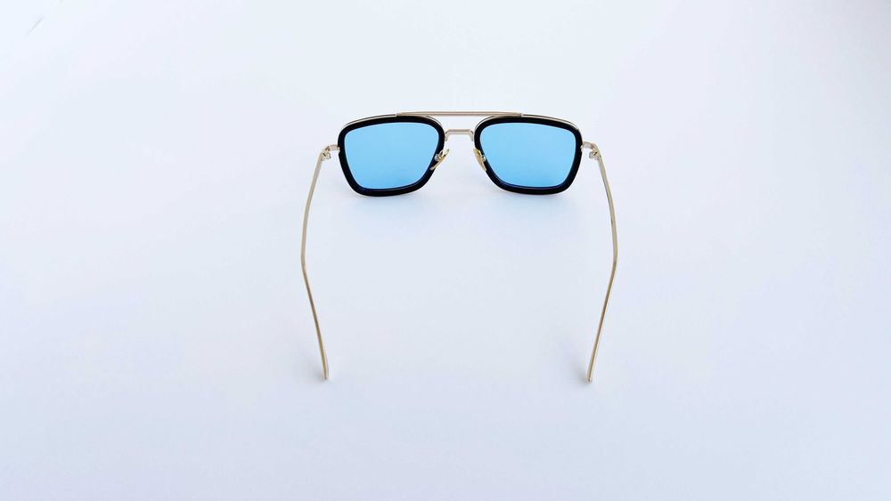 Ochelari de soare Dita Flight - Rama aurie Lentile albastre