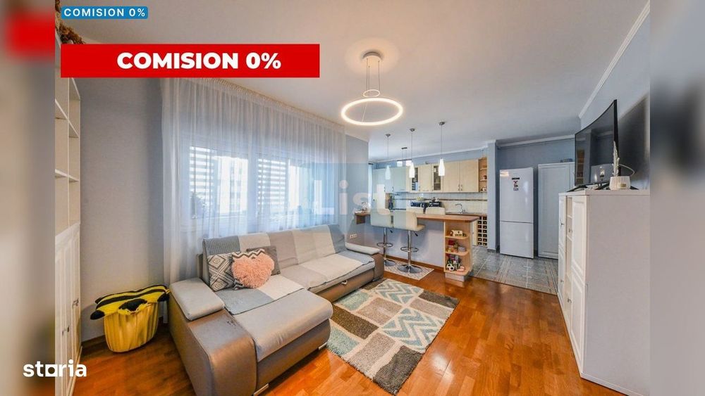 COMISION 0! Apartament 3 camere 77 MP, Langa stadion, Floresti