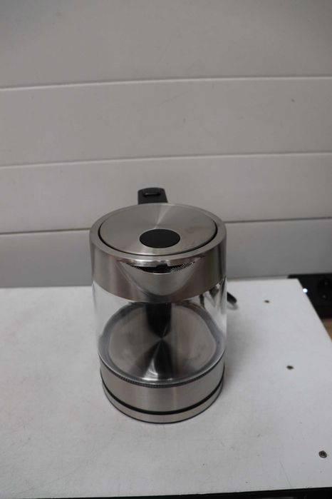 Severin WK 3468 Кана за вода със стъкло, 2200W, 1L, прозрачна/черна
