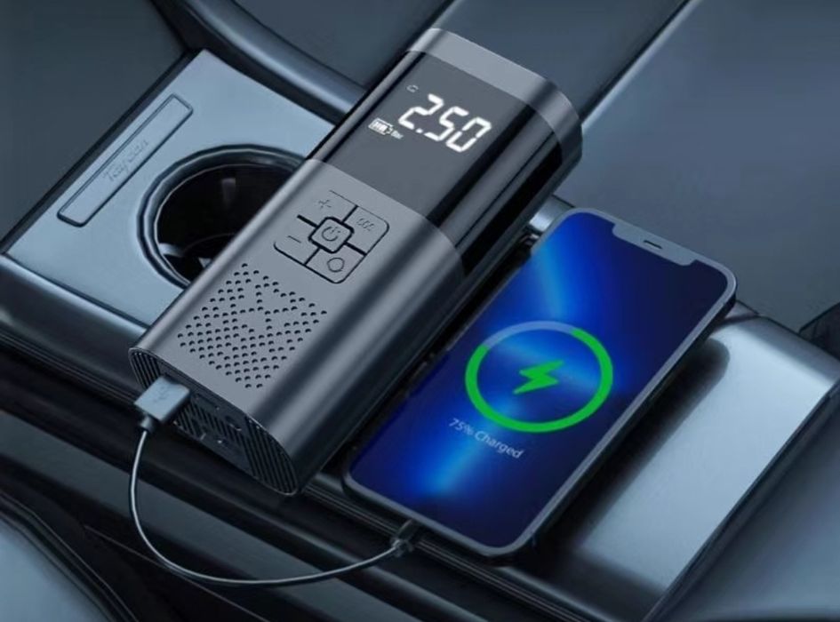 Насос Прикуриватель фонарь повербанк аккумулятор для Запуска машины