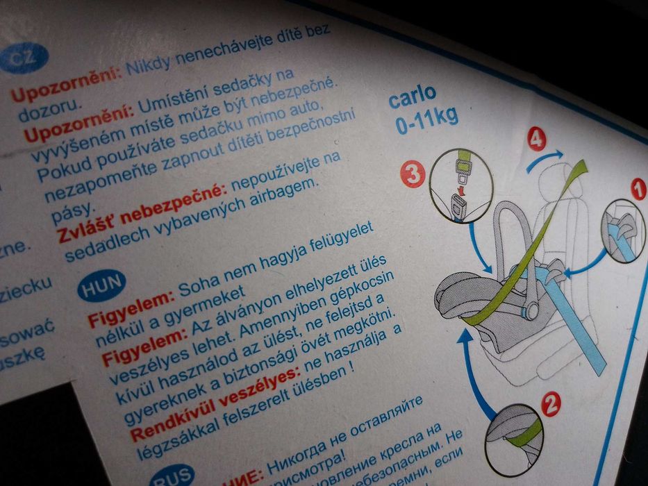 Подарявам столче за кола 0-11кг