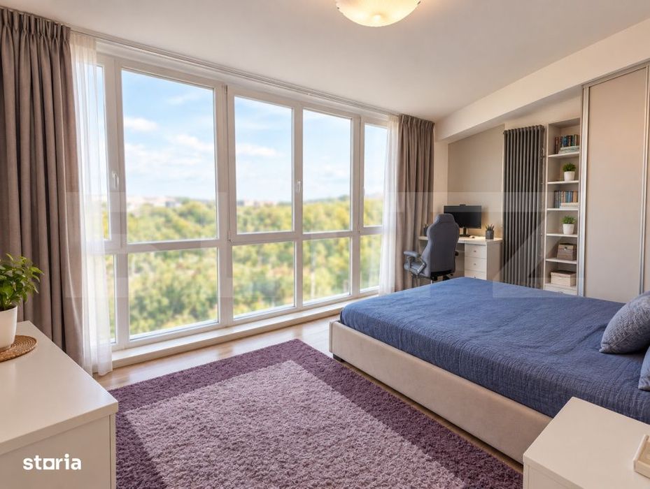 Apartament 3 camere, 89 mp, decomandat, parcare subterana – Borhanci