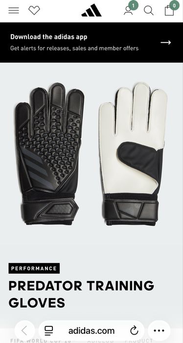 Детски вратарски ръкавици Adidas