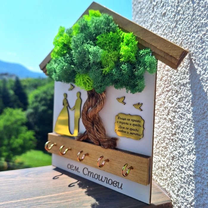 Декорации със скандинавски мъх