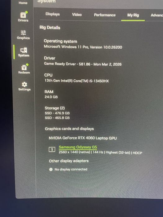 Laptop Gaming Lenovo LOQ 15IAX9 | i5 Gen 13 | RTX 4060 | 24GB RAM | 1TB SSD