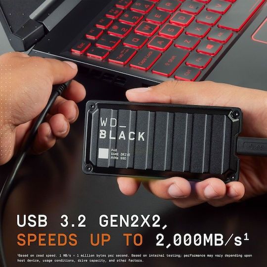 WD BLACK P40 SSD 2 tb noi originale