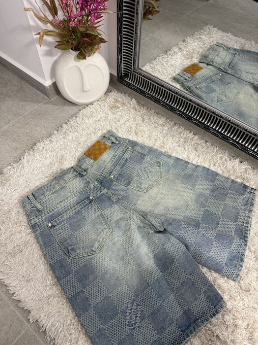 Blugi scurti Louis Vuitton colectie noua Premium