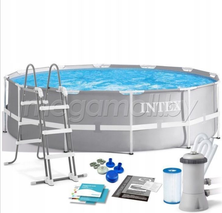 Каркасный бассейн INTEX 370/ 110 см. Новый.