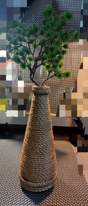 Ваза  из   джута