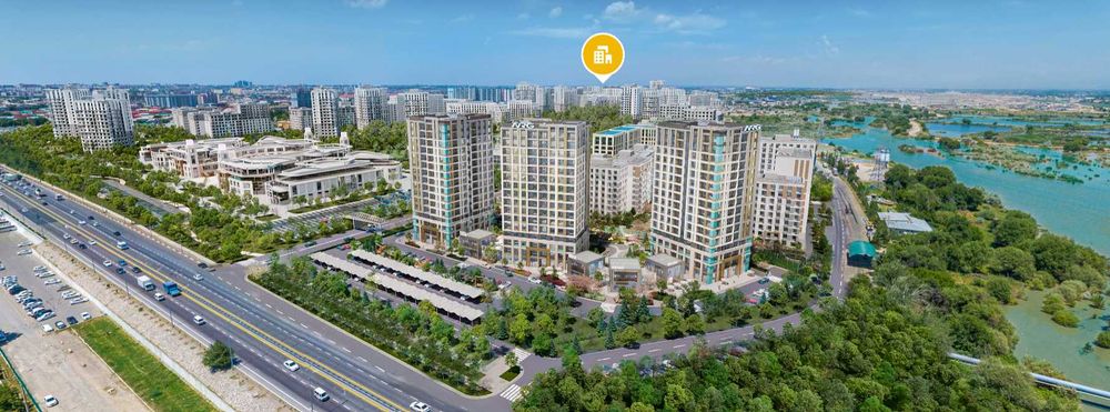 Новостройка Квартиры в ЖК YANGI BAXT MUNOVVAR | 39 м² | Ипотека