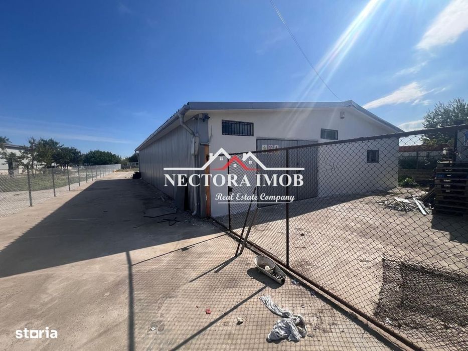 NECTORA IMOB-Hala 240 mp cu Teren 1.500 mp, Utilitati, Curte betonata