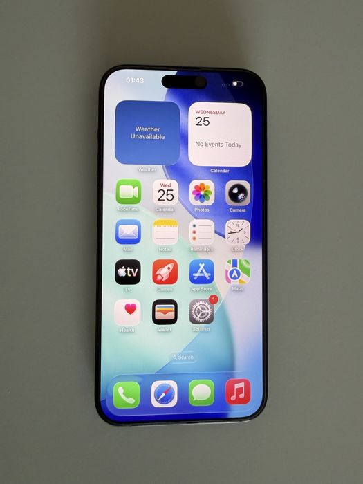 Apple iPhone 15 Pro Max 256 GB - Baterie 100%