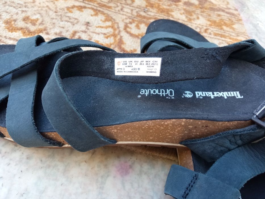 Сандали от естествена кожа Timberland