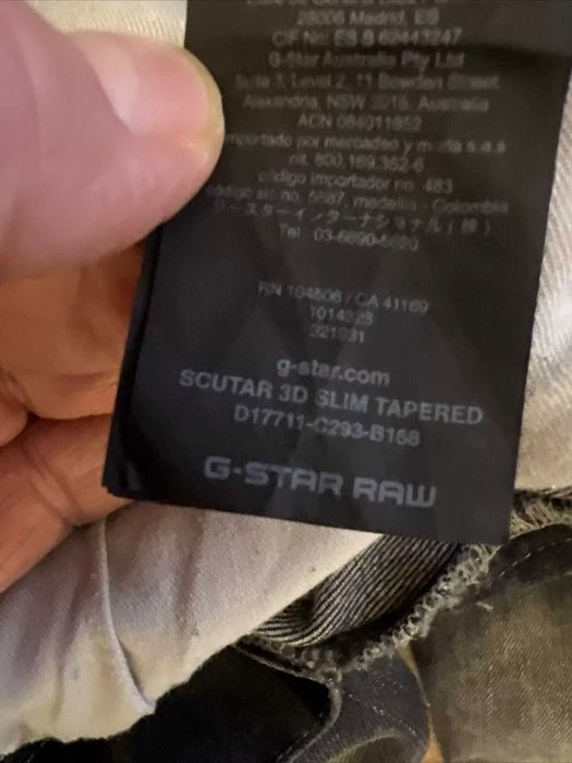 G star Scutar 3d slim tapered