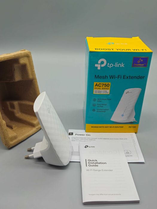TP-Link AC750 Dual Band OneMesh Wi-Fi удължител на обхват EU щепсел