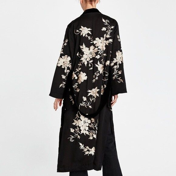 Kimono brodat Zara limited edition