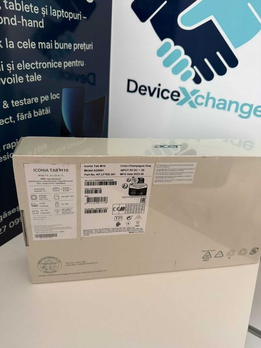 Tableta ACER  Tab M10 Sigilata * Garantie *Buy Back * deviceXchange