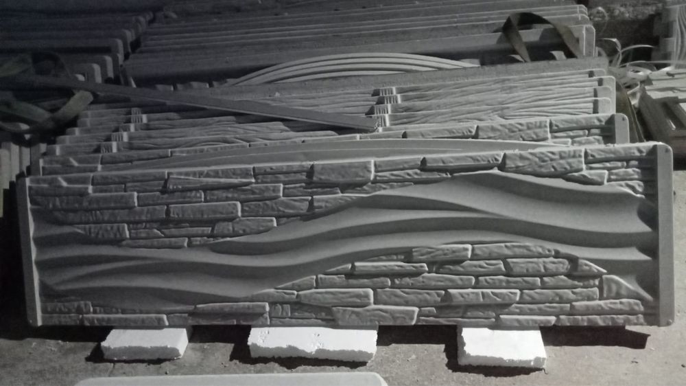 Gard beton placa si stalp