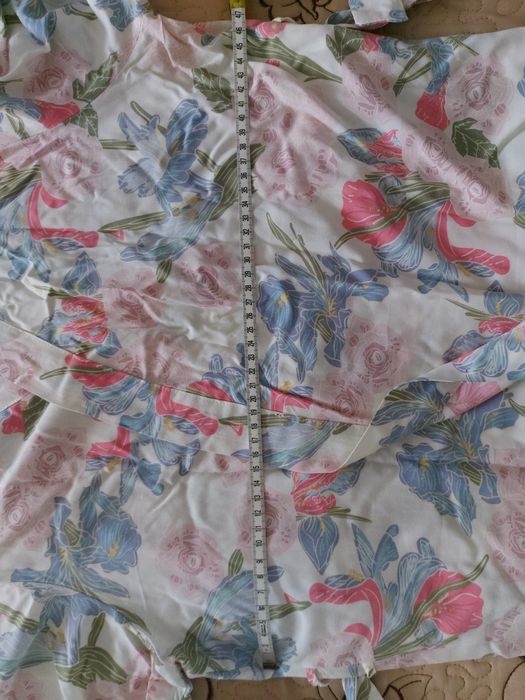 Halat subtire, model floral, 100% vascoza (M/L)