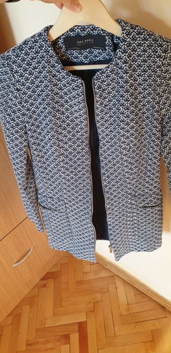Sacou albastru Zara, marimea Xs