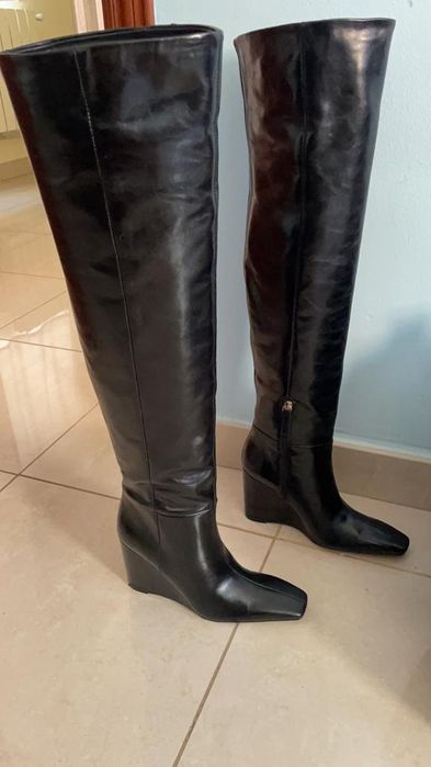 Cizme Peste Genunchi Dama Zara