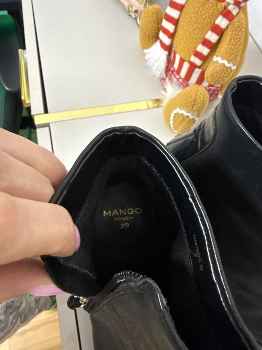 Botine Mango , piele , marimea 39