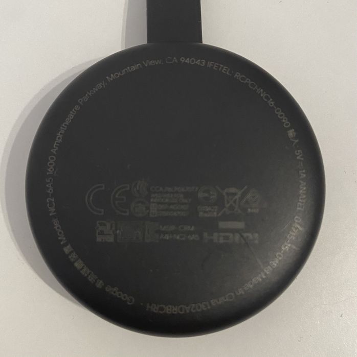 Vand Google Chromecast 3