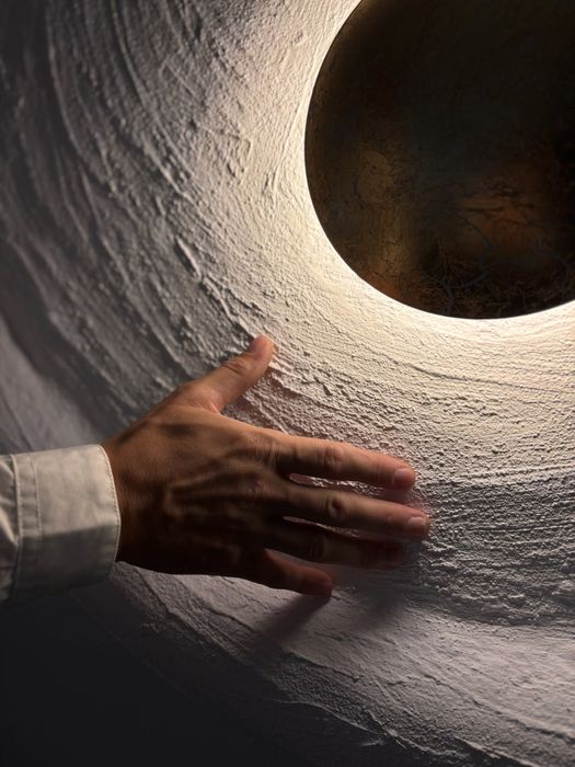 Vand lampa de perete unicata creata manual