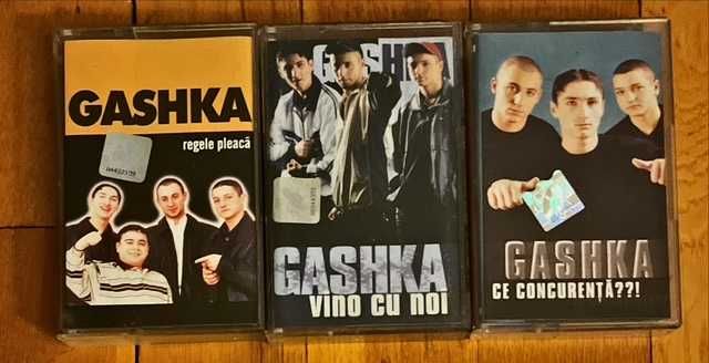 Set 3 casete Gashka - Regele Pleaca, Vino Cu Noi & Ce Concurenta??!