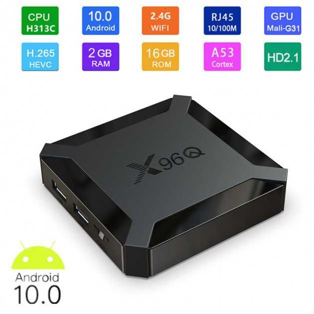 Тв бокс Х-96 Q 2/16