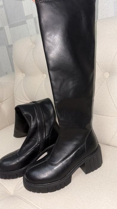 Женские три новые ботфорты