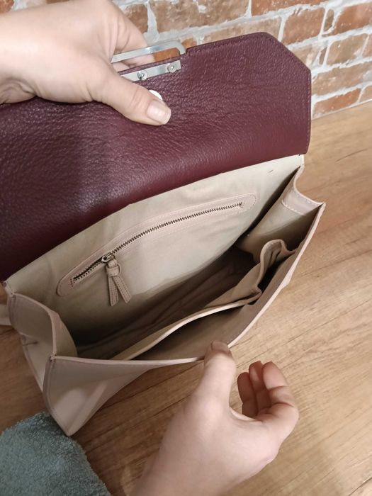 Дамска чанта естествена кожа