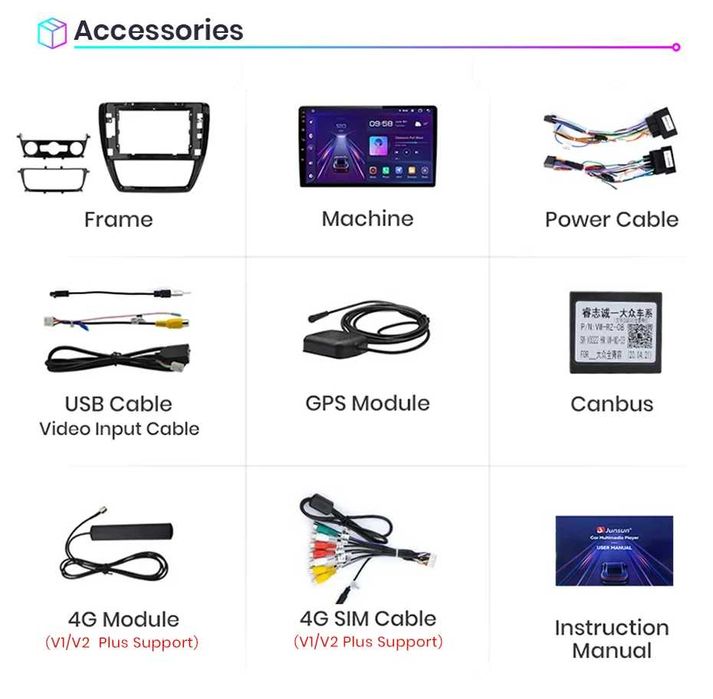 Navigatie Android  VW JETTA 6 ,Carplay Wireless ,Android Auto + Camera