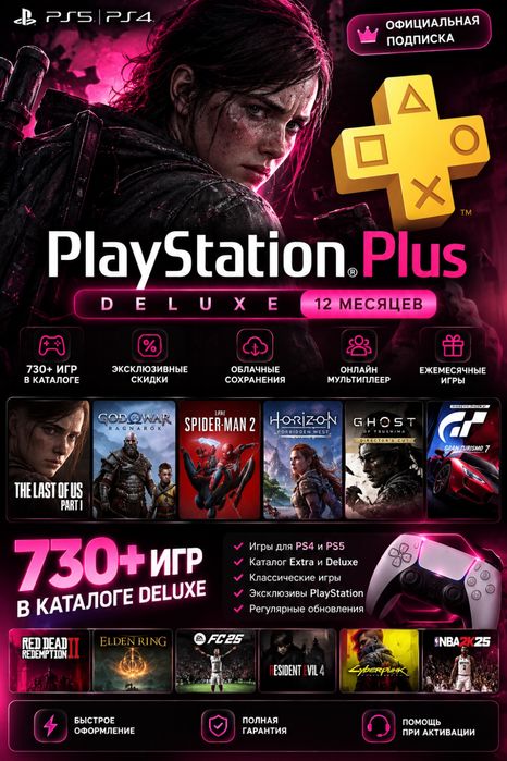 [+450] ИГР PS Plus Extra | Украина | Игры PS4 PS5