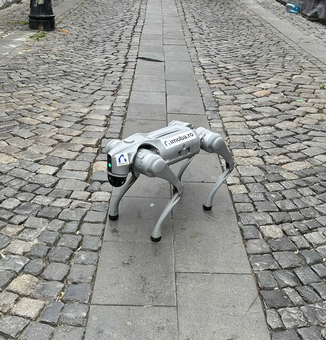 Caine robot pui de rasa digitala