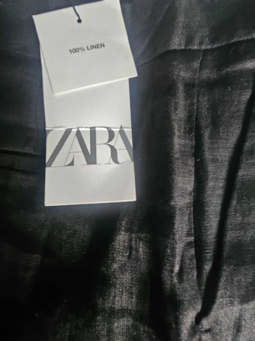 Нов 100% ленен панталон ZARA