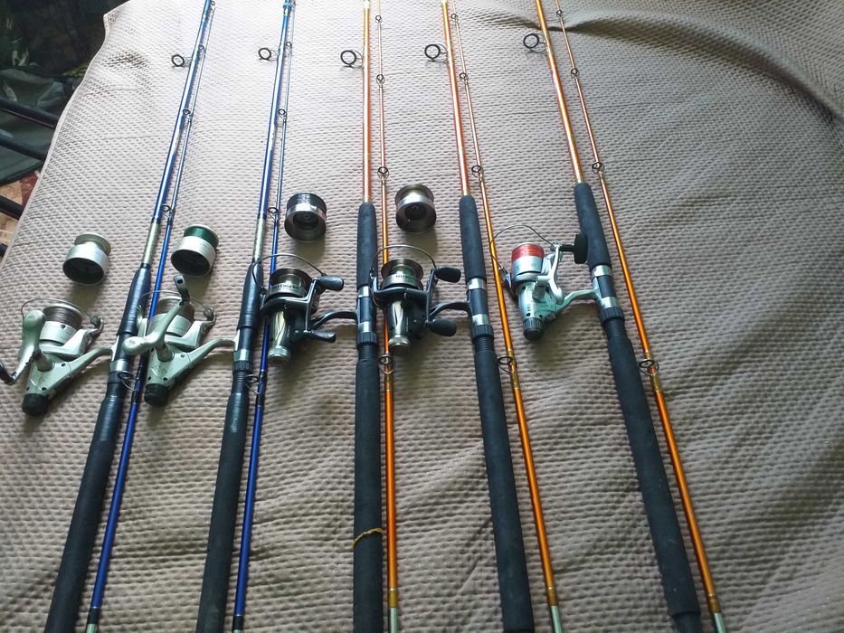 Комплекти ретро  въдици и макари