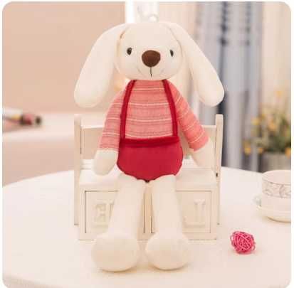 Меко плюшено зайче, 45см, Плючен заек, Плюшена играчка Заек