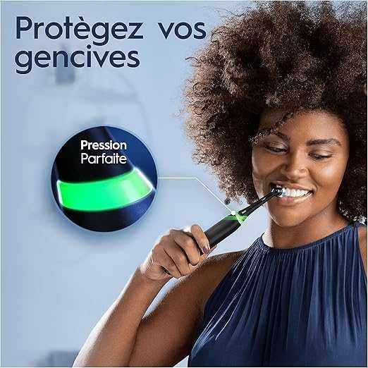 Електрическа четка за зъби Oral-B iO 4 Черна, 3 четки, 1 калъф