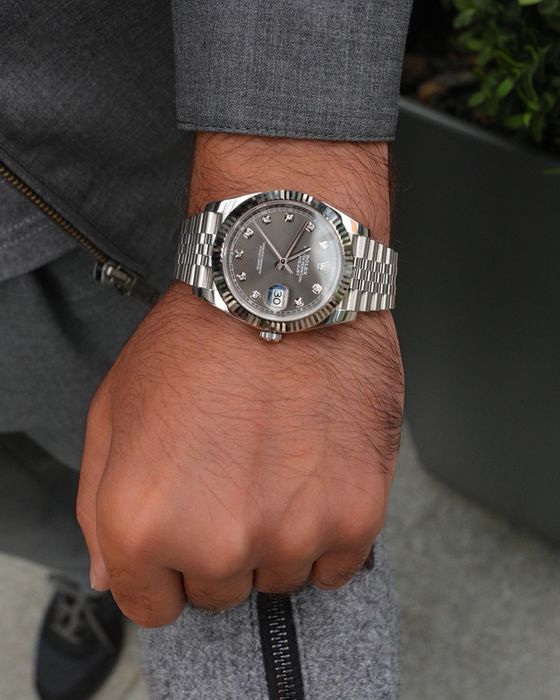 Rolex Date-Just 41mm Rhodium Dial ETA 3235