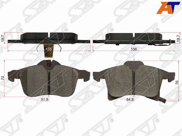 Колодки тормозные Opel Astra